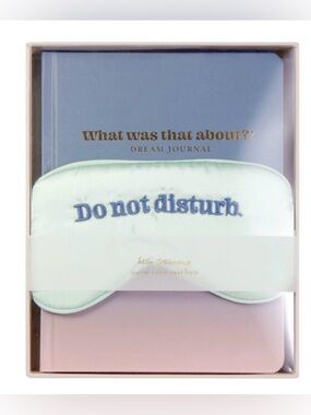 “Keep Dreaming” Journal and Satin Mask Set